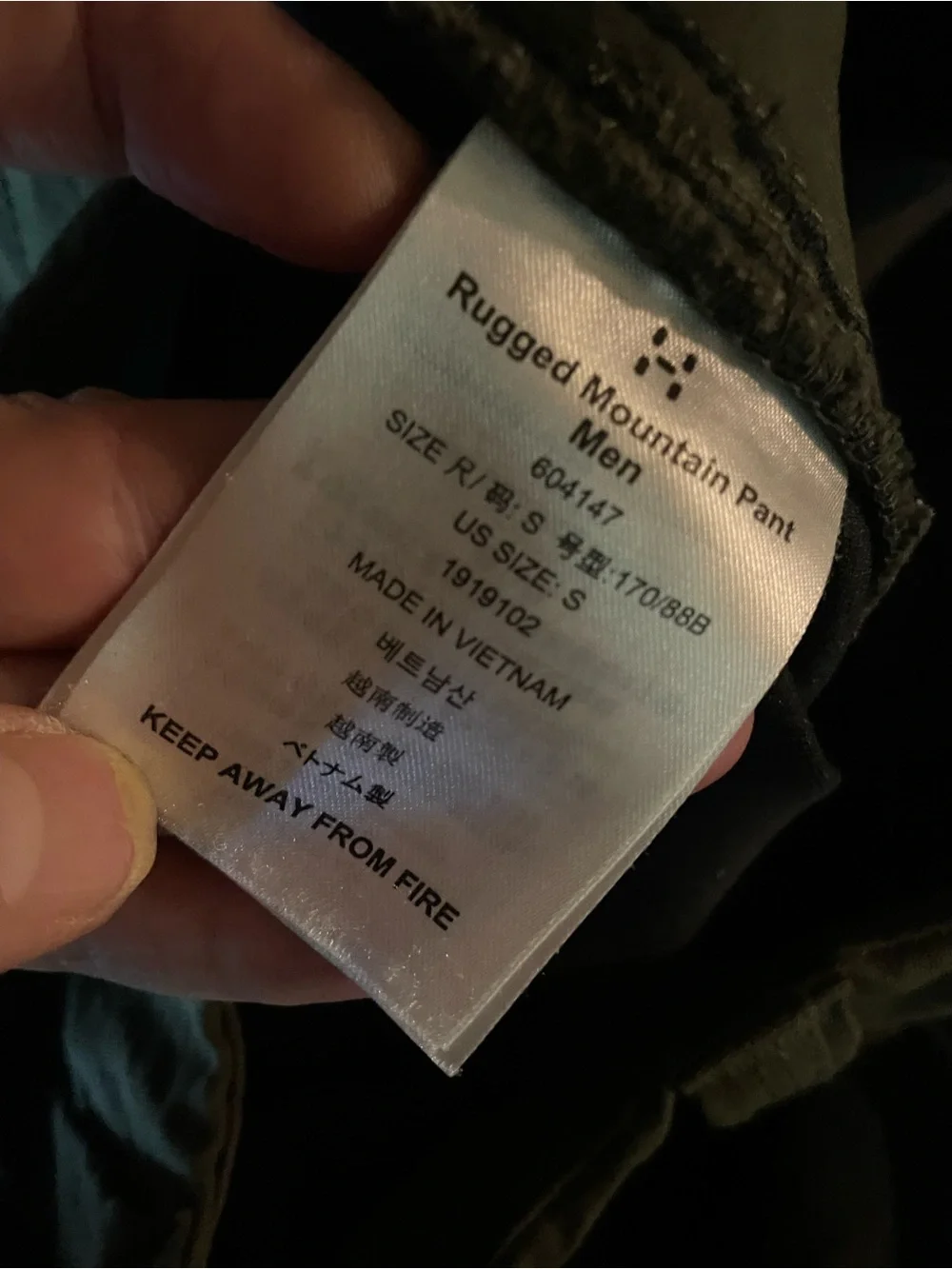 Haglofs Rugged Mountain Hiking Outdoor Pants Size Small Men’s